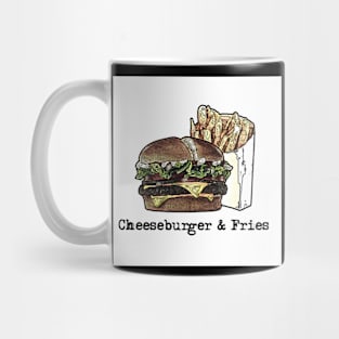 Cheeseburger & Fries Mug